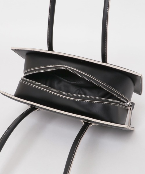 KBF(ケイビーエフ)の「ステッチデザインロングショルダーBAG(ショルダーバッグ・レディース・ブラック/ベージュ・ONE)」の17枚目の写真