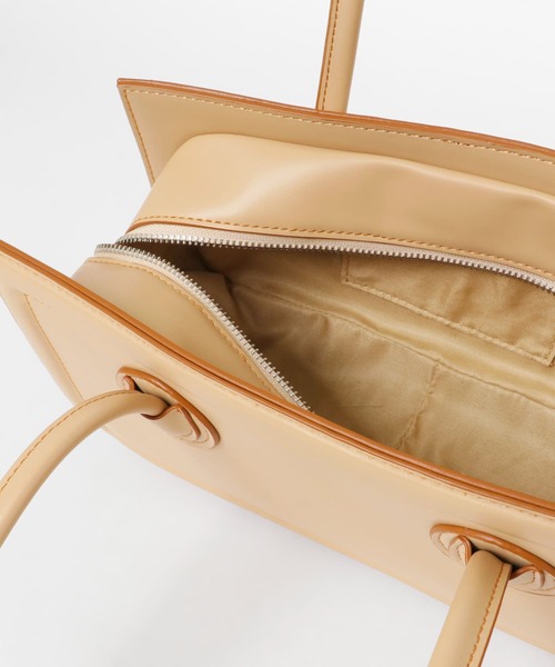 KBF(ケイビーエフ)の「ステッチデザインロングショルダーBAG(ショルダーバッグ・レディース・ブラック/ベージュ・ONE)」の18枚目の写真