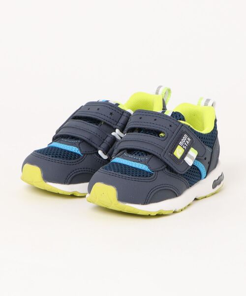 MoonStar(ムーンスター)の「《moonstar》CR C2146(スニーカー・キッズ・ラベンダー/マルチ/アッシュグレー/アクア/ホワイト×ピンク/ネイビー/ブラック・20.0cm/19.0cm/21.0cm/15.0cm/16.0cm/17.0cm/18.0cm/18.5cm/19.5cm/14.0cm/14.5cm/15.5cm/16.5cm/17.5cm/20.5cm)」の4枚目の写真