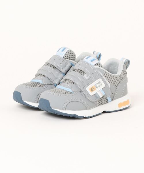 MoonStar(ムーンスター)の「《moonstar》CR C2146(スニーカー・キッズ・ラベンダー/マルチ/アッシュグレー/アクア/ホワイト×ピンク/ネイビー/ブラック・20.0cm/19.0cm/21.0cm/15.0cm/16.0cm/17.0cm/18.0cm/18.5cm/19.5cm/14.0cm/14.5cm/15.5cm/16.5cm/17.5cm/20.5cm)」の1枚目の写真