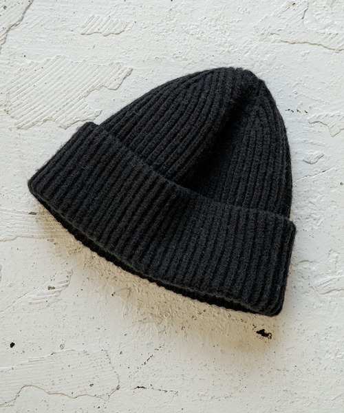 Kastane（カスタネ）の「【2022AWアイテム/WEB限定カラーあり】マノアCAP（ニットキャップ/ビーニー・レディース・ブラック/ベージュ/ホワイト/グリーン・FREE）」の3枚目の写真