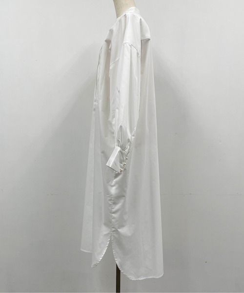 PICCIN（ピッチン）の「ピンタックパールボタンワンピース（ワンピース・レディース・ブラック/オフホワイト・M）」の5枚目の写真