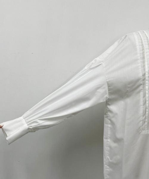 PICCIN（ピッチン）の「ピンタックパールボタンワンピース（ワンピース・レディース・ブラック/オフホワイト・M）」の10枚目の写真