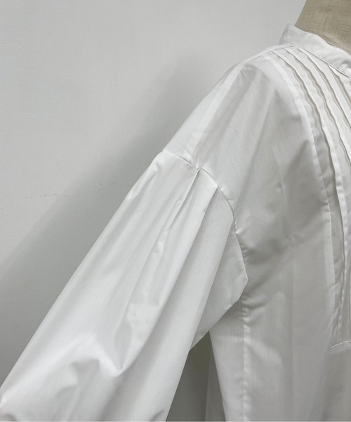 PICCIN（ピッチン）の「ピンタックパールボタンワンピース（ワンピース・レディース・ブラック/オフホワイト・M）」の11枚目の写真