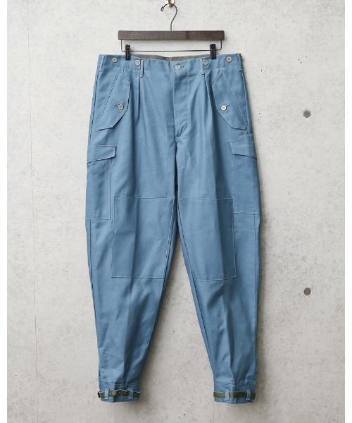 MILITARY（ミリタリー）の「実物 新品 スウェーデン軍 Civilforsvar M-59 カーゴパンツ ライトブルー（カーゴパンツ・メンズ・ライトブルー・104/54/48/60）」の5枚目の写真