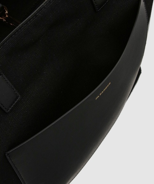 JIL SANDER（ジルサンダー）の「WANDER SQUARE SM（トートバッグ・レディース・ブラック/ナチュラル・UNI）」の7枚目の写真