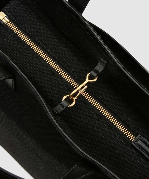 JIL SANDER（ジルサンダー）の「WANDER SQUARE SM（トートバッグ・レディース・ブラック/ナチュラル・UNI）」の9枚目の写真