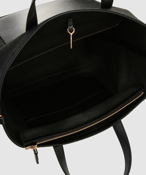 JIL SANDER（ジルサンダー）の「WANDER SQUARE SM（トートバッグ・レディース・ブラック/ナチュラル・UNI）」の8枚目の写真