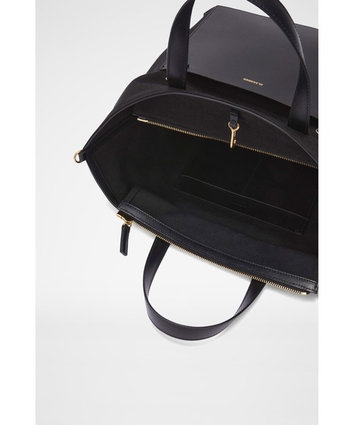 JIL SANDER（ジルサンダー）の「WANDER SQUARE SM（トートバッグ・レディース・ブラック/ナチュラル・UNI）」の16枚目の写真