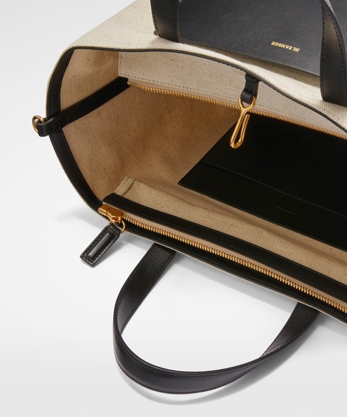 JIL SANDER（ジルサンダー）の「WANDER SQUARE SM（トートバッグ・レディース・ブラック/ナチュラル・UNI）」の19枚目の写真