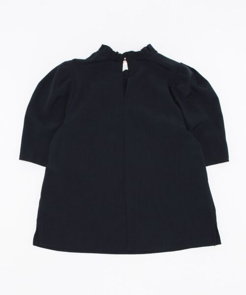 M.deux（エムドゥ）の「〔ギャザーネックパフスリーブブラウス〕（シャツ/ブラウス・レディース・ベージュ/ネイビー・MEDIUM）」の14枚目の写真