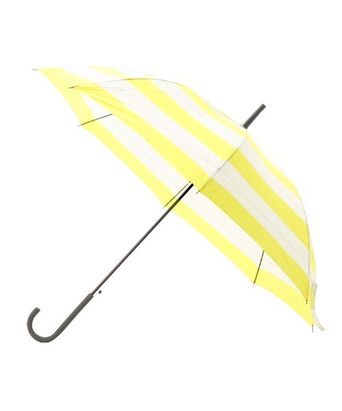 DONOBAN（ドノバン）の「ボーダー柄雨傘（長傘・レディース・スカイブルー系/ライトグレー/イエロー/ターコイズブルー/ライトベージュ・ONESIZE）」の20枚目の写真