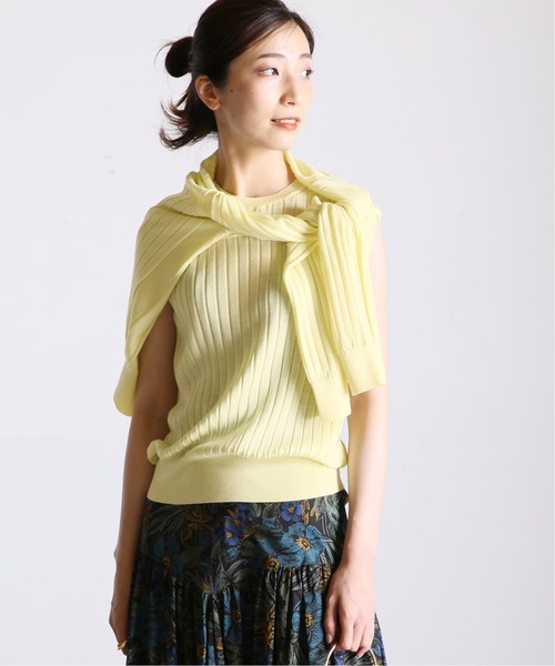 新品　Vermeil par IÉNA SLOANE ワイドリブニット VERMEIL par iena（ヴェルメイユパーイエナ）の「【SLOANE