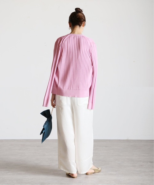 SLOANE ノースリーブニット ピンク VERMEIL par iena（ヴェルメイユパーイエナ）の「【SLOANE