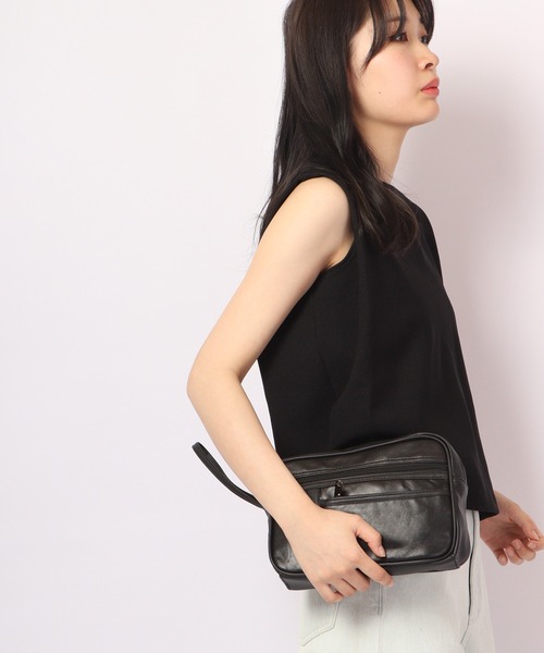 FUNALIVE(ファンアライブ)の「K SELECT LEATHER クラッチバッグ ポーチ(クラッチバッグ・メンズ・ブラック・FREE)」の14枚目の写真