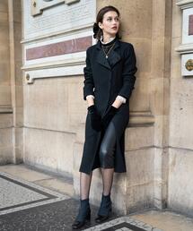 agnes b.（アニエスベー）の「JW63 MANTEAU スタンドカラーコート