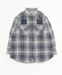 AVIREX | 《REBUILD COLLECTION》INDIGO CHECK SHIRT/ インディゴチェックシャツ(シャツ/ブラウス)