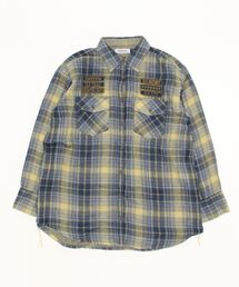 AVIREX | 《REBUILD COLLECTION》INDIGO CHECK SHIRT/ インディゴチェックシャツ(シャツ/ブラウス)