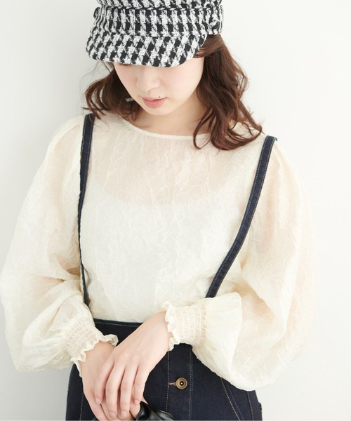 FREE'S MART（フリーズマート）の「ツイードマリンキャス（キャスケット・レディース・ブラック/ホワイト系その他/ブラック系その他・ﾌﾘ-）」の12枚目の写真