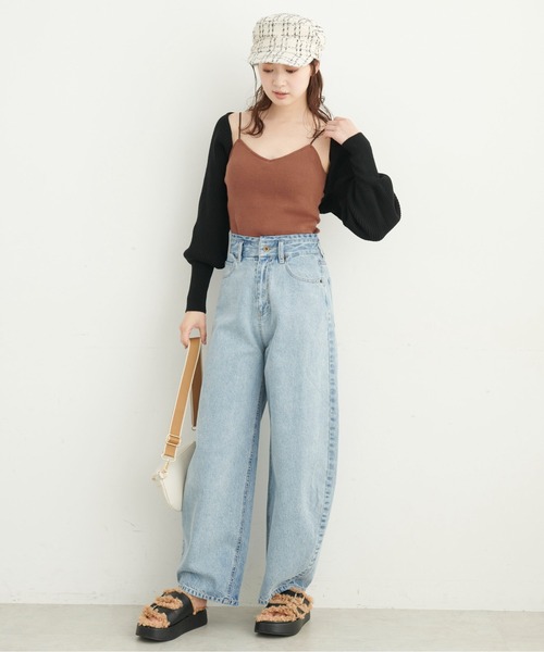 FREE'S MART（フリーズマート）の「ツイードマリンキャス（キャスケット・レディース・ブラック/ホワイト系その他/ブラック系その他・ﾌﾘ-）」の7枚目の写真