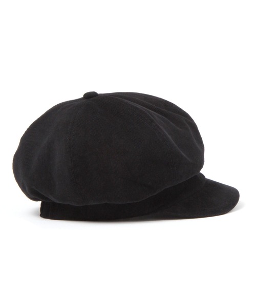 BARNEYS NEW YORK コーデュロイキャスケット ブラック　レディース BARNEYS NEW YORK コーデュロイキャスケット ブラック