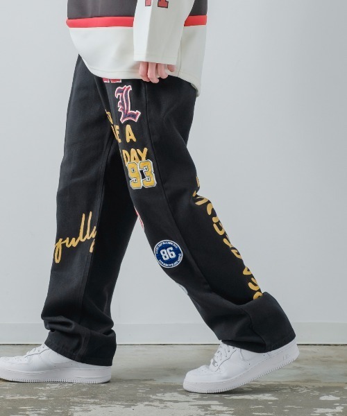 improves（インプローブス）の「ワッペン ワイド ストリート デニムパンツ（デニムパンツ・メンズ・ブラック/オフホワイト/サックスブルー/ワンウォッシュ・MEDIUM/LARGE）」の19枚目の写真