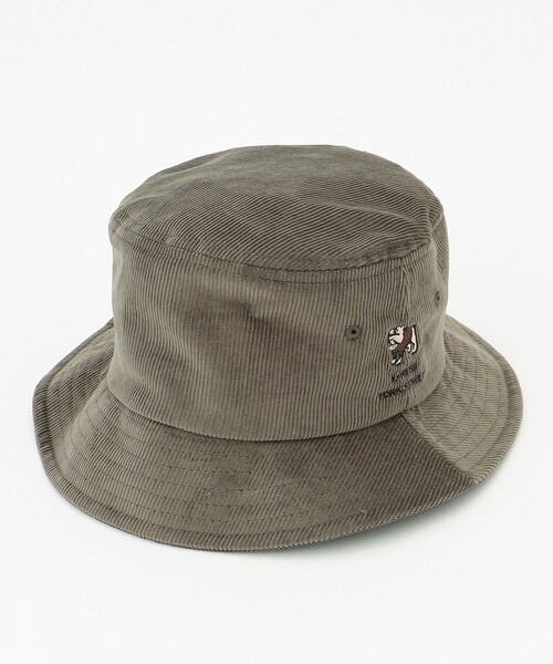 J.PRESS YORK STREET（ジェイプレスヨークストリート）の「【UNISEX】ブルドックコーデュロイバケットハット（ハット・メンズ・ベージュ系/ブラック系/ブラウン系・F）」の3枚目の写真