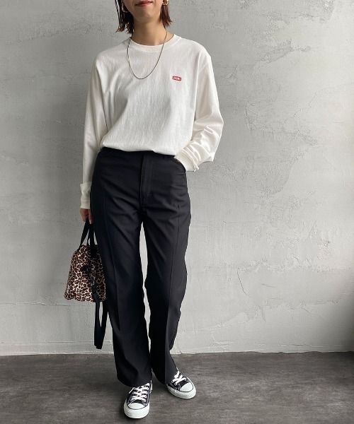 CHUMS（チャムス）の「[CHUMS/チャムス] バックブービーロゴプリント ロングスリーブＴシャツ（Tシャツ/カットソー・レディース・ホワイト/ブラック・M/L/XL）」の8枚目の写真