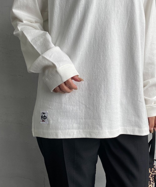 CHUMS（チャムス）の「[CHUMS/チャムス] バックブービーロゴプリント ロングスリーブＴシャツ（Tシャツ/カットソー・レディース・ホワイト/ブラック・M/L/XL）」の17枚目の写真