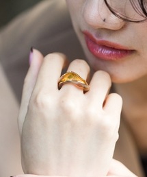 The Rule ザルール : Ore ring:マーブル ダブルリング2本セット