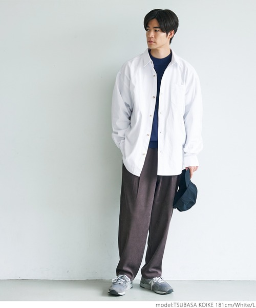 セール】メンズツイルオーバーシャツ（シャツ/ブラウス）｜coca（coca