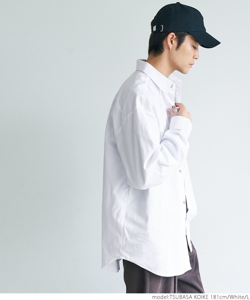 coca(coca)(コカ)の「メンズツイルオーバーシャツ(シャツ/ブラウス・メンズ・ホワイト/カーキ・M/L)」の7枚目の写真