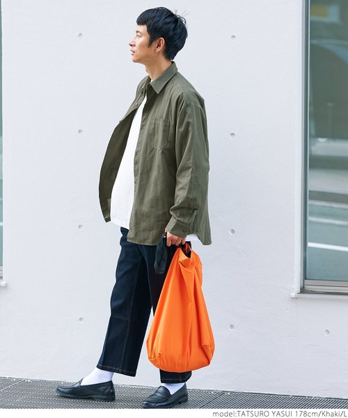 coca(coca)(コカ)の「メンズツイルオーバーシャツ(シャツ/ブラウス・メンズ・ホワイト/カーキ・M/L)」の12枚目の写真