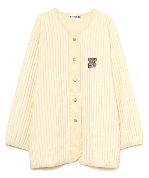 KANGOL EXTRA COMFORT(カンゴールエクストラコンフォート)の「タフタ使いキルトジャケット(その他アウター・レディース・ライトグリーン/ベージュ/ライラック/モカ・L/M/LL)」の7枚目の写真