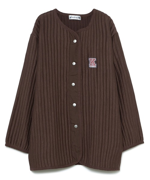 KANGOL EXTRA COMFORT(カンゴールエクストラコンフォート)の「タフタ使いキルトジャケット(その他アウター・レディース・ライトグリーン/ベージュ/ライラック/モカ・L/M/LL)」の9枚目の写真