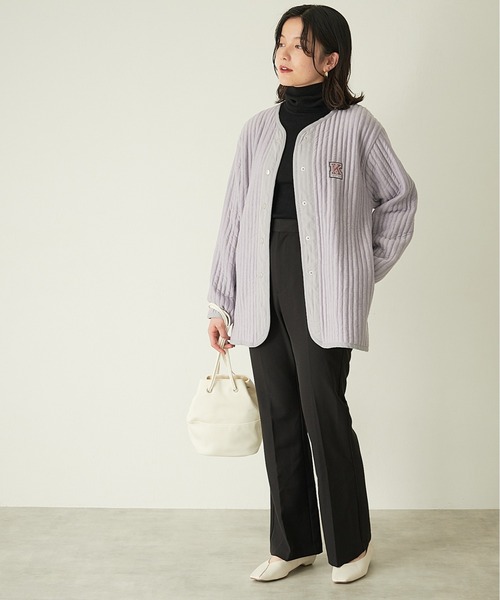 KANGOL EXTRA COMFORT(カンゴールエクストラコンフォート)の「タフタ使いキルトジャケット(その他アウター・レディース・ライトグリーン/ベージュ/ライラック/モカ・L/M/LL)」の12枚目の写真