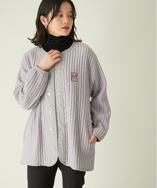 KANGOL EXTRA COMFORT(カンゴールエクストラコンフォート)の「タフタ使いキルトジャケット(その他アウター・レディース・ライトグリーン/ベージュ/ライラック/モカ・L/M/LL)」の13枚目の写真