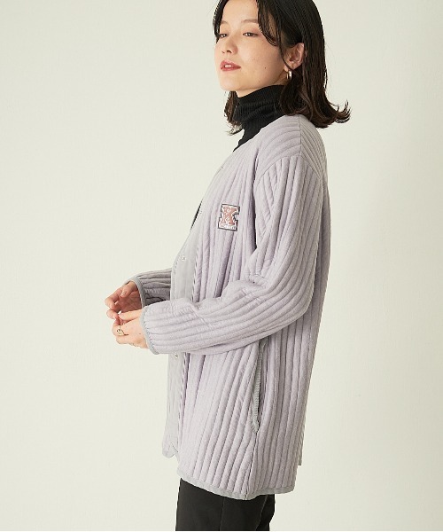 KANGOL EXTRA COMFORT(カンゴールエクストラコンフォート)の「タフタ使いキルトジャケット(その他アウター・レディース・ライトグリーン/ベージュ/ライラック/モカ・L/M/LL)」の14枚目の写真