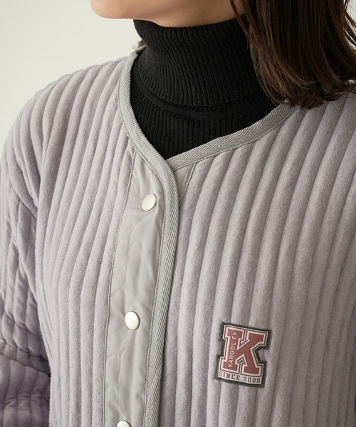 KANGOL EXTRA COMFORT(カンゴールエクストラコンフォート)の「タフタ使いキルトジャケット(その他アウター・レディース・ライトグリーン/ベージュ/ライラック/モカ・L/M/LL)」の17枚目の写真