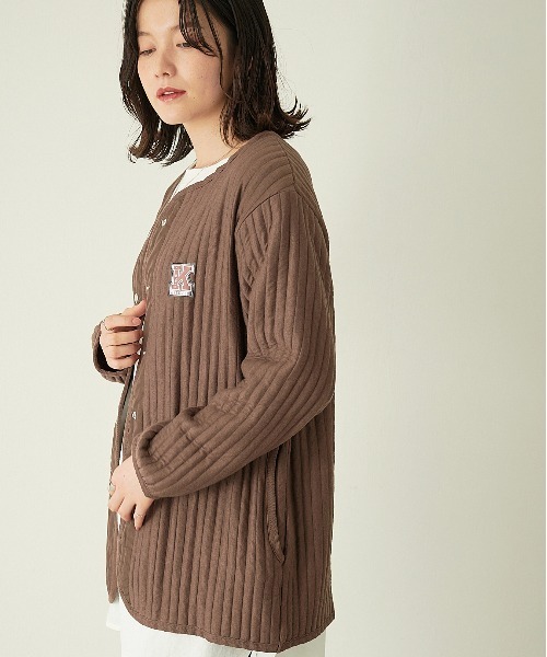 KANGOL EXTRA COMFORT(カンゴールエクストラコンフォート)の「タフタ使いキルトジャケット(その他アウター・レディース・ライトグリーン/ベージュ/ライラック/モカ・L/M/LL)」の22枚目の写真