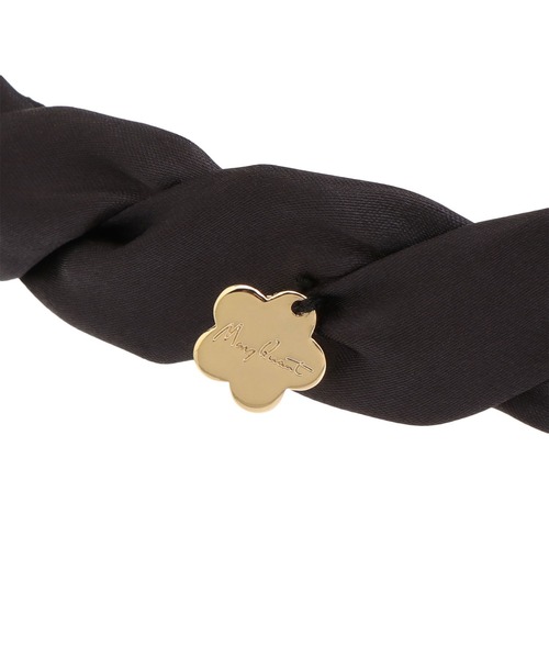 MARY QUANT（マリークワント）の「サテンツイスト カチューシャ