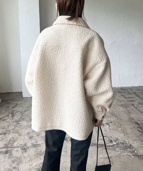 LIAN（リアン）の「ループツイードステンカラーミドルコート（その他