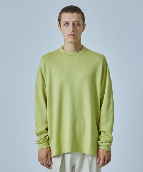 CITY TOKYO（シティトウキョウ）の「Kanemasaコットンロングスリーブ TEE（Tシャツ/カットソー・メンズ・グリーン系その他/グレー/オフホワイト/イエロー・1/2/3）」の22枚目の写真