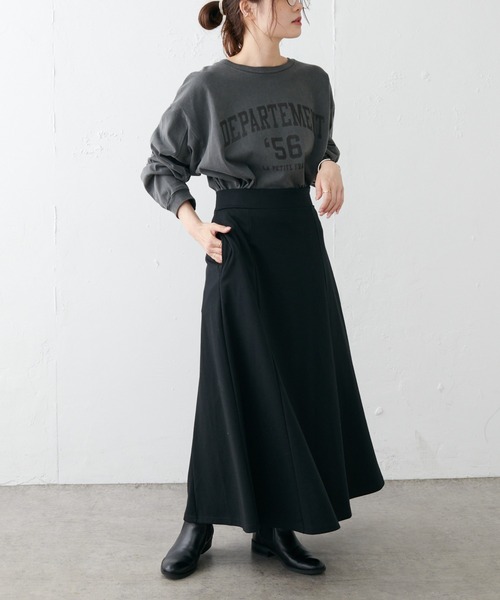 PUAL CE CIN(ピュアルセシン)の「ロゴプリントプレーティングプルオーバー(Tシャツ/カットソー・レディース・チャコールグレー/ベージュ/グレイッシュベージュ・FREE)」の16枚目の写真