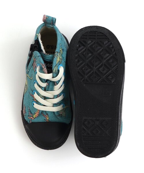 BREEZE(ブリーズ)の「恐竜スニーカー(スニーカー・キッズ・ネイビー/ターコイズブルー/オレンジ・15 /20/18/17/19/16)」の9枚目の写真