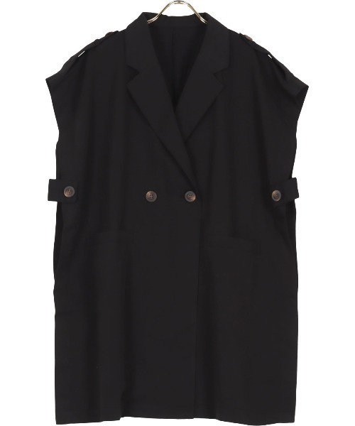 KOBE LETTUCE(コウベレタス)の「トレンチ風ロングジレベスト(ベスト)」 WEAR