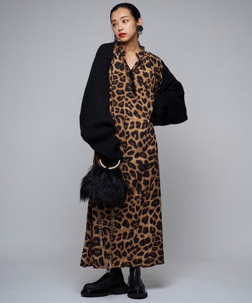 Narcissus(ナルシス)の「【Narcissus】ニット2WAYカーディガン(カーディガン/ボレロ・レディース・グレー/ブラック・FREE)」の3枚目の写真