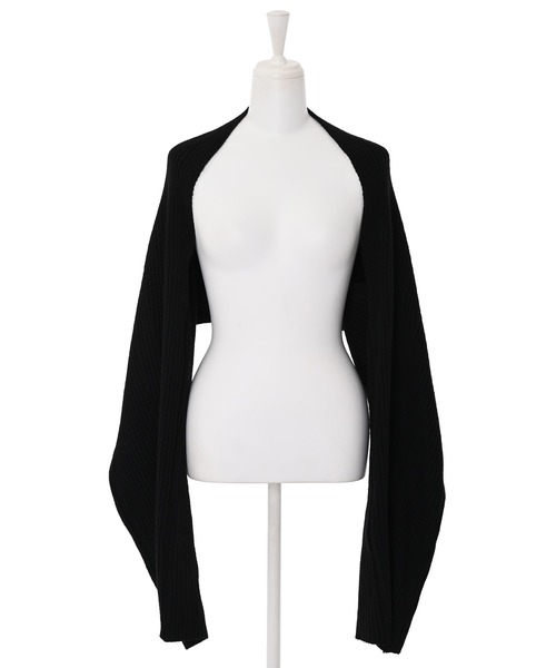 Narcissus(ナルシス)の「【Narcissus】ニット2WAYカーディガン(カーディガン/ボレロ・レディース・グレー/ブラック・FREE)」の8枚目の写真