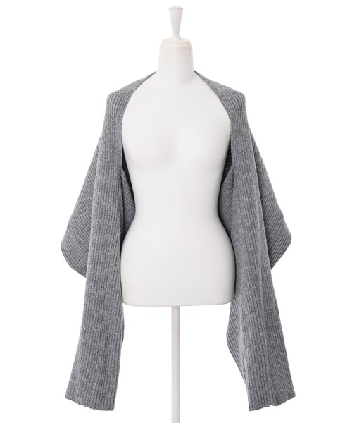 Narcissus(ナルシス)の「【Narcissus】ニット2WAYカーディガン(カーディガン/ボレロ・レディース・グレー/ブラック・FREE)」の11枚目の写真
