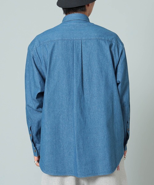 BeAMS DOT（ビームスドット）の「【WEB限定/UNISEX】BeAMS DOT / デニム シャツ（シャツ/ブラウス・メンズ・ブルー・XL/S/M/L）」の10枚目の写真